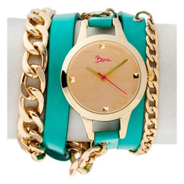 Boum Emballage Ladies Multi-wrap Bracelet Watch - Turquoise