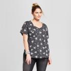 Women's Plus Size Taco Printed Short Sleeve Drapey Pocket Graphic T-shirt - Grayson Threads (juniors') - White