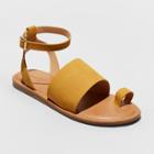 Women's Kenya Ankle Strap Sandals - Universal Thread Yellow