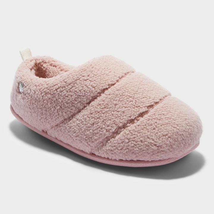 Women's Dluxe By Dearfoams Chloe Puffer Slippers - Pink