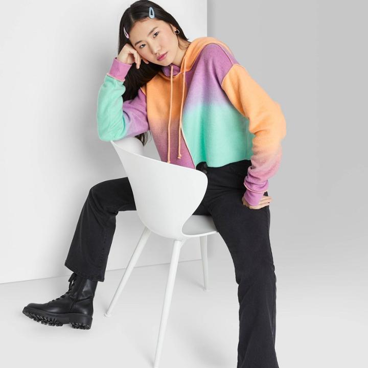 Women's Cropped Hoodie - Wild Fable Xs,