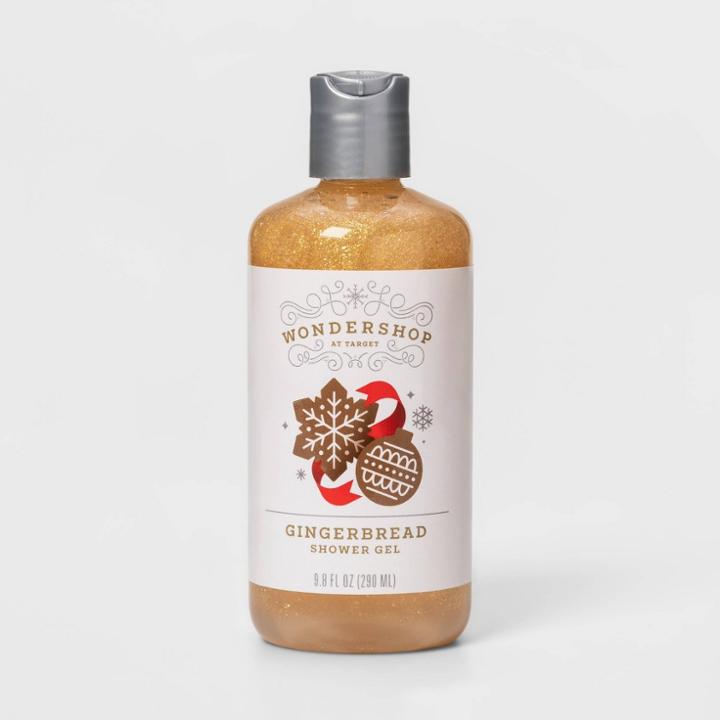 Gingerbread Cookie Shower Gel - Gold - 9.8 Fl Oz - Wondershop
