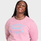 Pride Ph By The Phluid Project Adult Plus Size 'protect Trans Lives' Pullover Sweatshirt - Pink