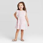 Oshkosh B'gosh Toddler Girls' Plaid Ruffle Dress - Pink 12m, Toddler Girl's