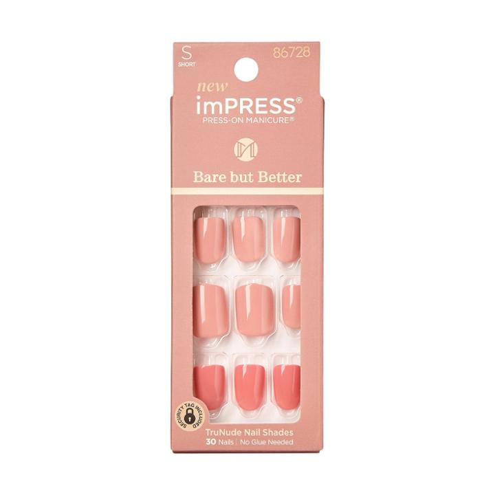 Kiss Products Bare But Better Press-on Fake Nails - New Boo