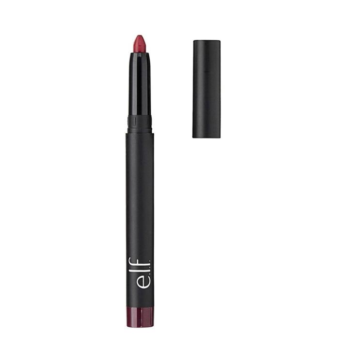 E.l.f. Matte Lip Color Scarlet Night - .05oz, Red Black