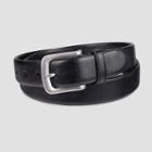 Men's 35mm Tubular Stretch Belt - Goodfellow & Co Black