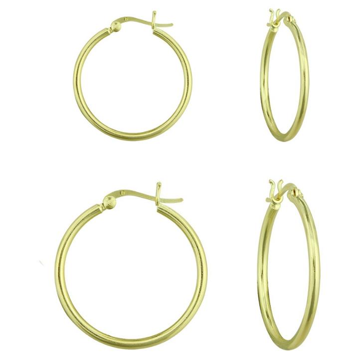 Distributed By Target 2 Piece Hoop Earrings