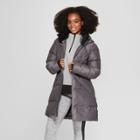 Women's 3/4 Length Puffer Jacket - C9 Champion Heather Gray