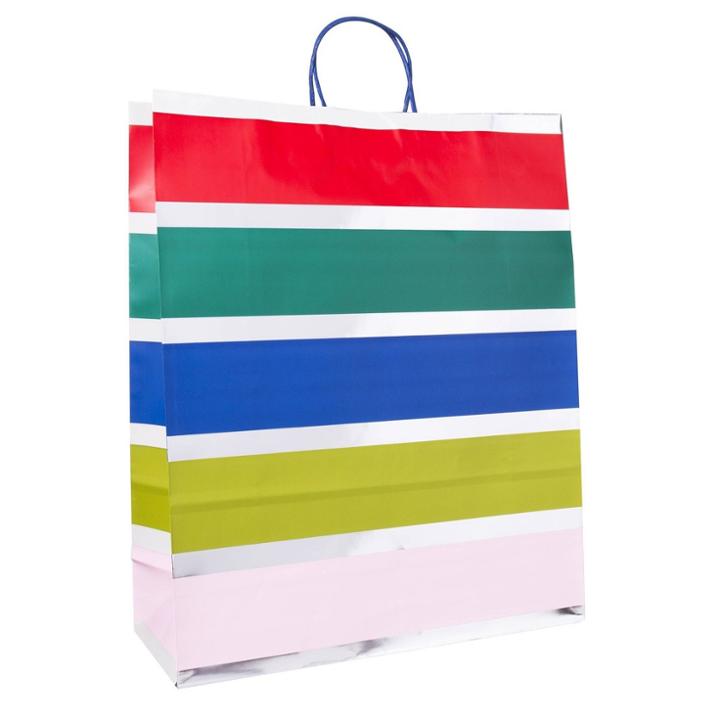 Spritz Jumbo Striped Gift Bag -