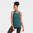 Women's Active Tank Top - All In Motion Teal Xs, Women's, Blue