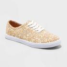 Women's Lunea Floral Printed Apparel Sneakers - Universal Thread Tan