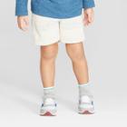 Toddler Boys' Novelty Texture Chino Shorts - Cat & Jack Cream/blue