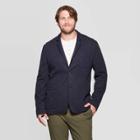 Men's Big & Tall Standard Fit Knit Blazer - Goodfellow & Co Ink Pad