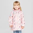 Toddler Girls' Geometric Rain Jacket - Cat & Jack Pink