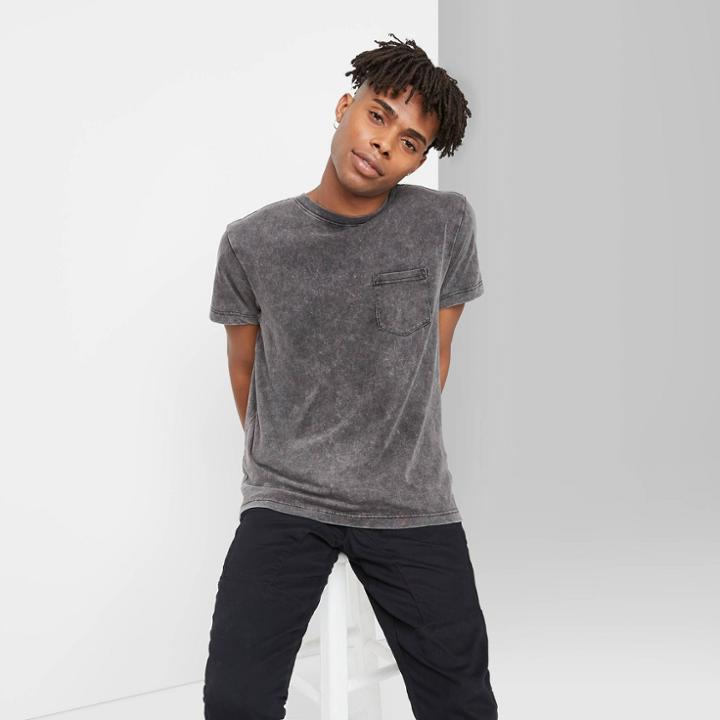 Men's Regular Fit Short Sleeve T-shirt - Original Use Black