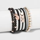 Flower Charm Clasp Bracelet Set 7ct - Wild Fable,