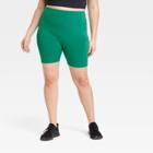Women's Plus Size Sculpt Bike Shorts 7 - All In Motion Vibrant Green