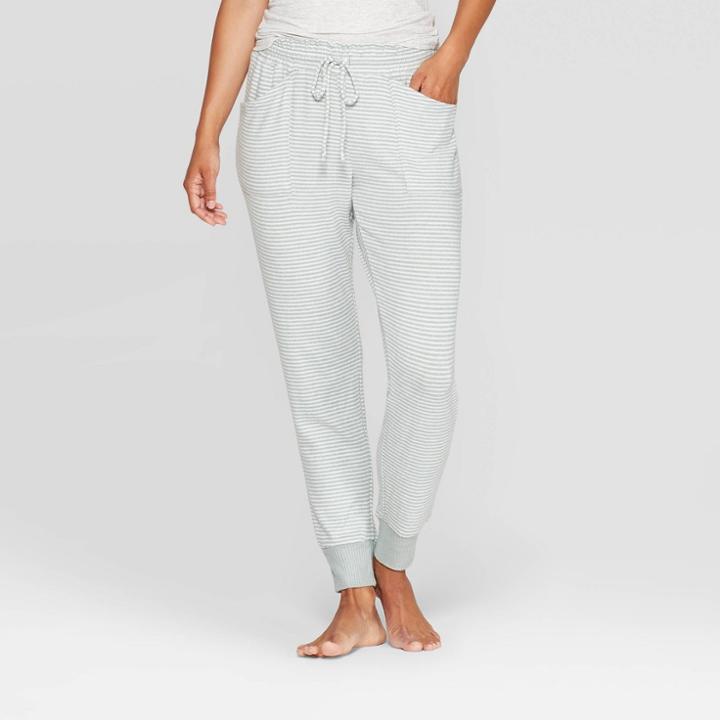Women's Striped Perfectly Cozy Lounge Jogger Pants - Stars Above