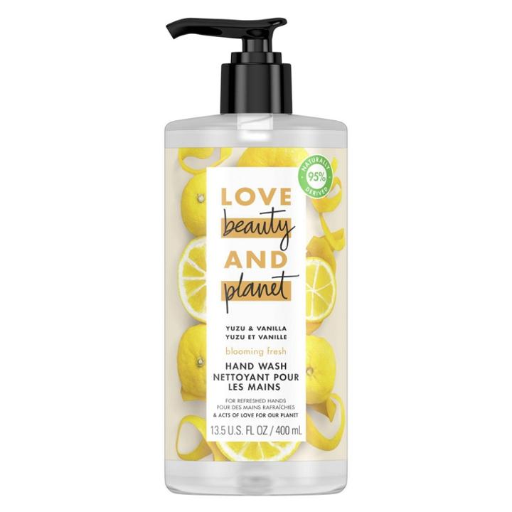Love Beauty And Planet Lbp Yuzu Citrus Liquid Hand Wash