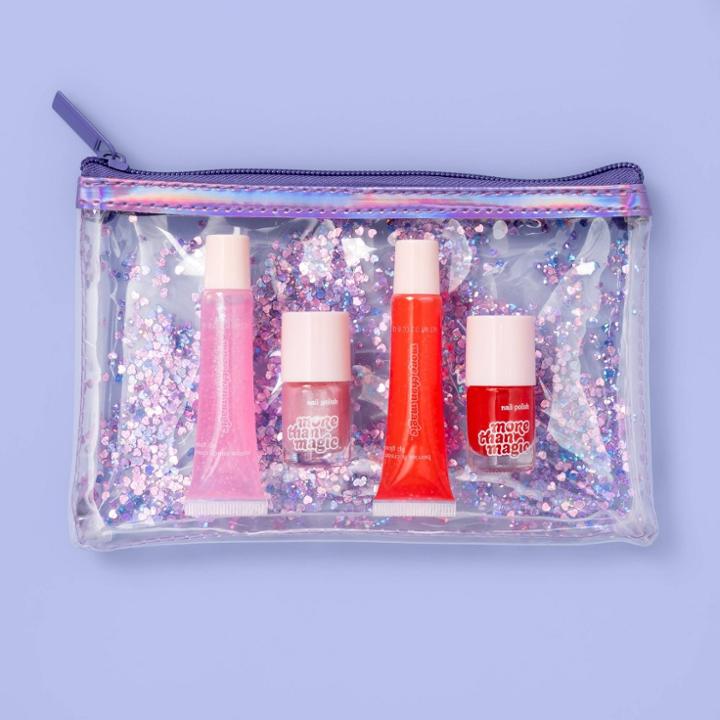 More Than Magic Nail And Lip Set Pouch - 5ct - More Than