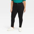 Women's High-rise Skinny Jeans - Ava & Viv Black Denim