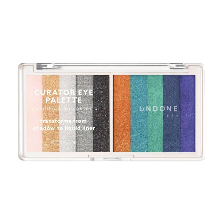Undone Beauty Curator Wet To Dry Eye Palette - Smoke
