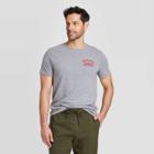 Men's Standard Fit Short Sleeve Crew Neck 39 Graphic T-shirt - Goodfellow & Co Gray S, Men's,