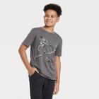 Petiteboys' Short Sleeve Baseball Player Graphic T-shirt - All In Motion Gray