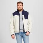 Men's Big & Tall Full Zip Sherpa Coat Jacket - Goodfellow & Co Beachcomber