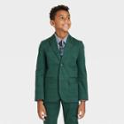 Boys' Plaid Suit Jacket - Cat & Jack Green