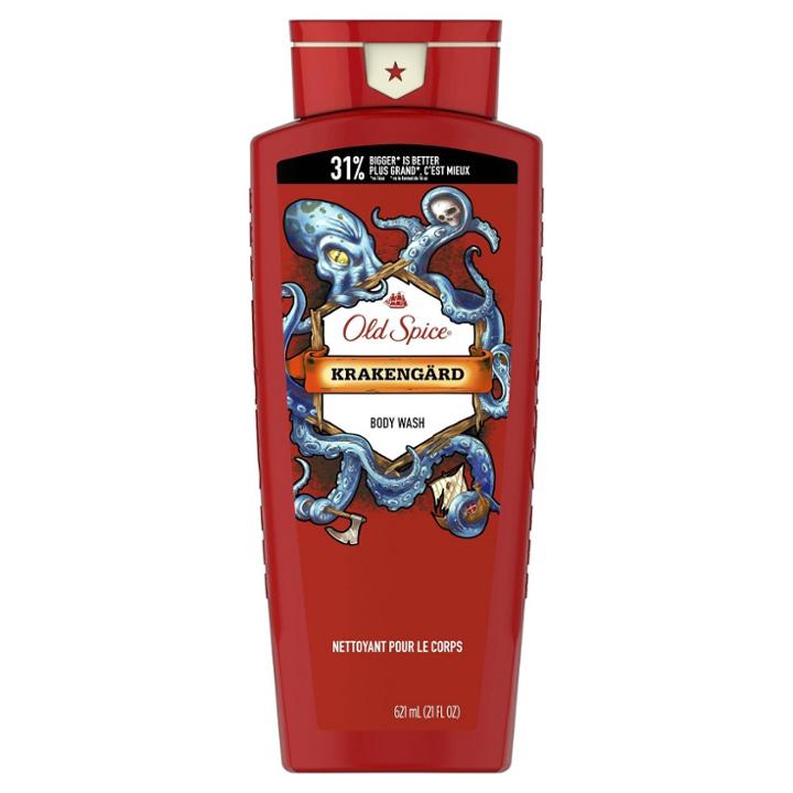 Old Spice Wild Collection Kraken Body Wash - 21 Fl Oz, Adult Unisex
