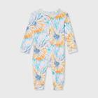 Ev Holiday Baby Tie-dye Print 100% Cotton Matching Family Pajamas Union Suit - Teal
