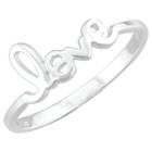 Target Silver Plated Love Ring - Size