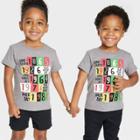 No Brand Black History Month Toddler Dates Short Sleeve T-shirt - Gray