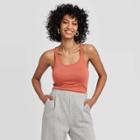 Women's Slim Fit Any Day Tank Top - A New Day Dark Pink