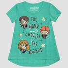 Toddler Girls' Harry Potter Short Sleeve T-shirt - Turquoise