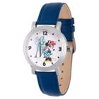Women's Disney Minnie Mouse Silver Vintage Alloy Watch - Blue,
