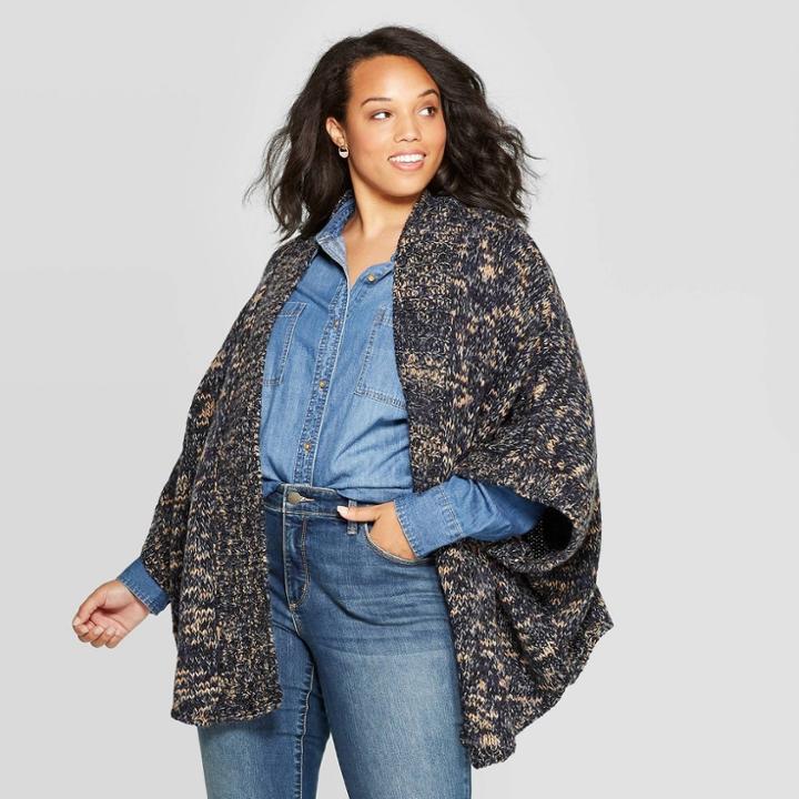 Women's Wrap Jackets - Universal Thread Navy One Size, Women's, Blue
