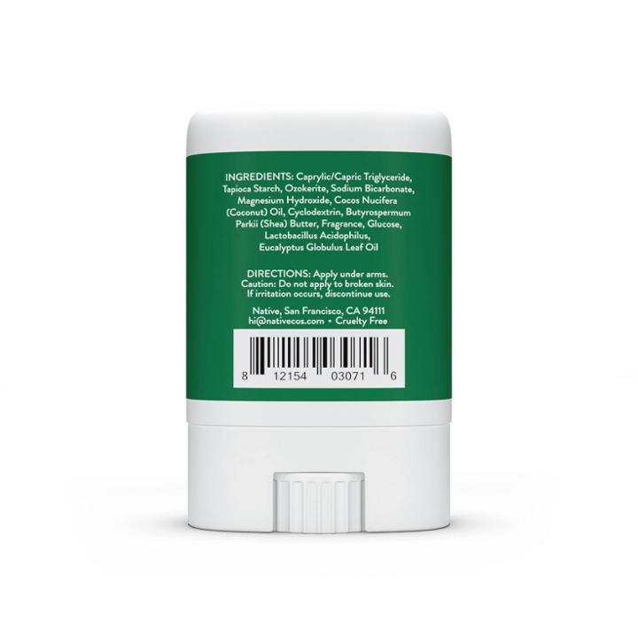 Native Eucalyptus & Mint Mini Deodorant - 0.35oz - Trial