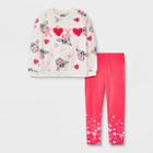 Toddler Girls' Star Wars Baby Yoda Top And Bottom