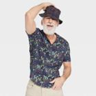No Brand Pride Adult Short Sleeve Woven Button-down Shirt - Floral