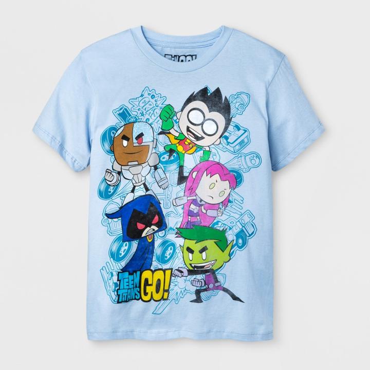 Cartoon Network Boys' Short Sleeve Teen Titans Go T-shirt - Dc Comics