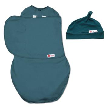 Embe Emb Starter Swaddle Original And Top Knot Hat Bundle -