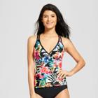 Clean Water Cleanwater Women's Tropical Racerback Tankini - Multi M,