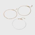 Pearl Anklet Set 3pc - A New Day Gold