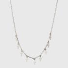 Frontal Cross Necklace - Wild Fable Dark Silver, Women's, Dark Gray