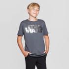 Boys' Star Wars New Hope Logo T-shirt - Gray M, Boy's,