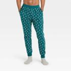 Men's Regular Fit Knit Jogger Pajama Pants - Goodfellow & Co Dark Green