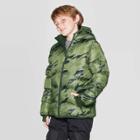 Boys' Puffer Jacket - C9 Champion Green S, Boy's,